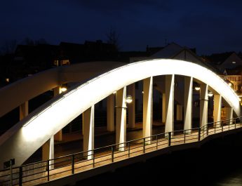 Marly-Brücke erstrahlt in neuem Licht